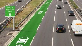 UK to trial "electric roads" to charge EVs as they go